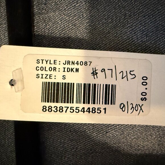 AG Adriano Goldschmied Denim Robyn Jacket Small Alliance Blue Stretch. New with - Picture 13 of 13